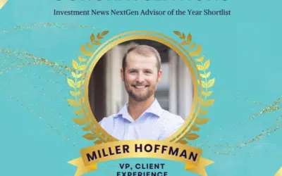 Miller Hoffman gets nominated for Investment News NextGen Advsior of the Year